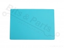 Silicone work mat 34cm x 23cm x 5mm blue